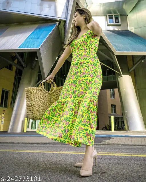 Stylish printed sleeveless dress kurta, Jollity women's XS-XXXXL, vibrant Indian fashion
