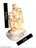 Marble Radha Krishna Murti Statue by Ganesh Art. Resin, 4INCx23INCx10.5IN. Vastu-friendly home decor or gift item