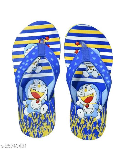 Stylish boys' combo set flip flops with cartoon characters