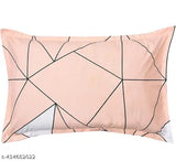 Glace-Cotton double bed sheets, superfine and abstract pattern, 144 thread count by Gravia Homes for summer