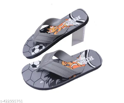 Rubber sole cartoon character sneakers for kids aged 4.5-12 years, RITAKIDSNEWGOAL05STUDGREY from India
