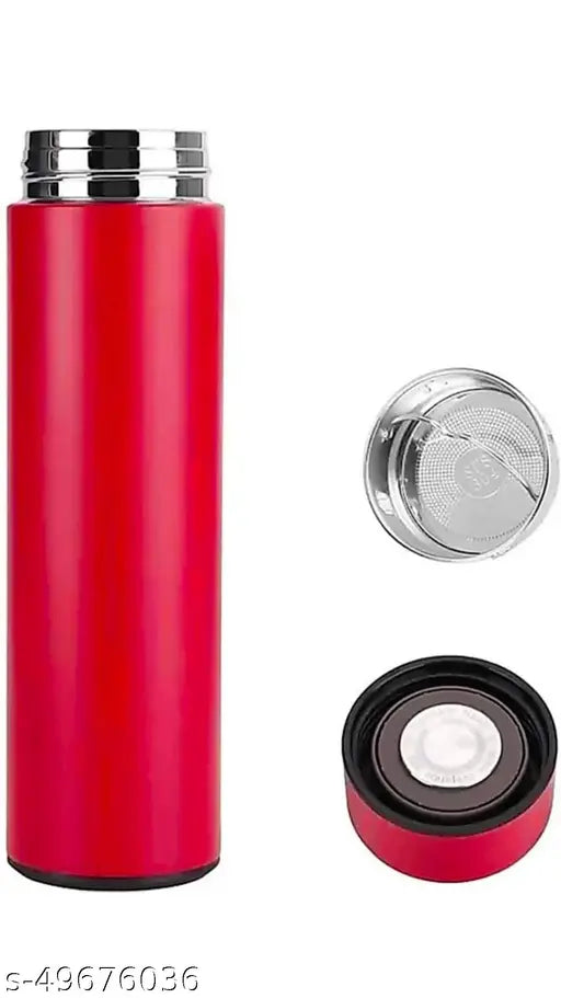 Stainless steel double wall vacuum insulated water bottle, 450ml BPA-free LIFE flask - hot & cold, made in India