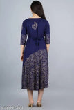 Rayon Jaipur-printed summer kurti, three-quarter sleeves, traditional sanganeri block print work - Indian ethnic fashion for women