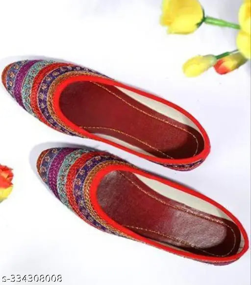 Synthetic leather embellished red bindi BL, Indian slip-on accessory for traditional wear