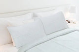 Luxury cotton reversible quilted bedsheet/bedcover/comforter (90x100), featuring tropical floral print on both sides with 2 matching pillowcases (20x30). Add a touch of style to your bedroom
