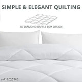 Diamond White Quilt - Crisp, clean design with a diamond pattern on a white fabric background