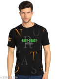 Red cotton men's half sleeve printed t-shirt, vibrant design on display