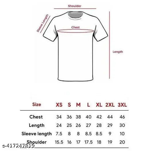 Latest printed oversize T-shirt for women, size XL, chest measurement 34 inches