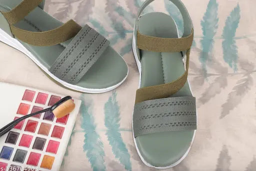 Attractive mesh bellies for women, Combo Pack of 2 - embellished, lightweight, breathable footwear with slip-on fastening and non-slip shockproof design
