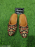 Textured velvet slip-on mules by PATTI WORK, perfect for casual outfits