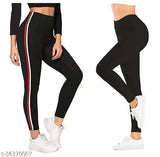 Polyester solid-colored FITG18 Women's jeggings (28-34 free size), high-performance activewear for gym and yoga