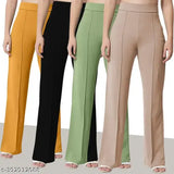 Vintage cotton blend high-rise bellbottom trousers, bohemian style in 4 sizes: 26" & 37", 28" & 38", 36" hip