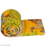 Double Heavy Festive Season Ultrasoft Microfiber Rajasthani Jaipuri Blanket. Comforter, Duvet, Rajai, Dohar, Quilt. 254 cm x 228 cm