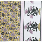 White 100 cotton superfine flat sheets with zippered pillow covers, botanical print, ideal for summer, double king size