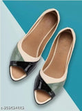 Multicolor synthetic leather ballerinas by Laxmi Trace for women - slip-on footwear