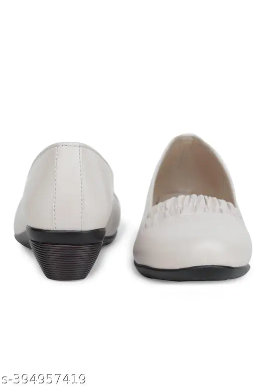 White and brown women's casual slip-on shoes