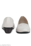 White and brown women's casual slip-on shoes