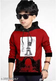 Kids Boys & Girls Hooded Printed T Shirt
