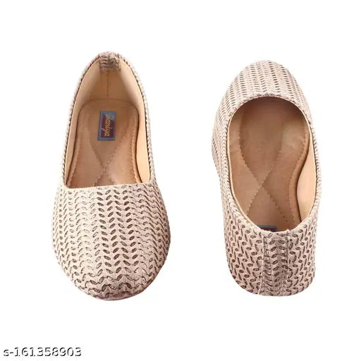 Synthetic leather Elite Fance women's belly - solid ballerina slip-on (IND-6, IND-7), India