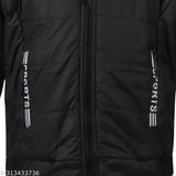 Waterproof bomber jacket, black, for boys with logo, waterproof