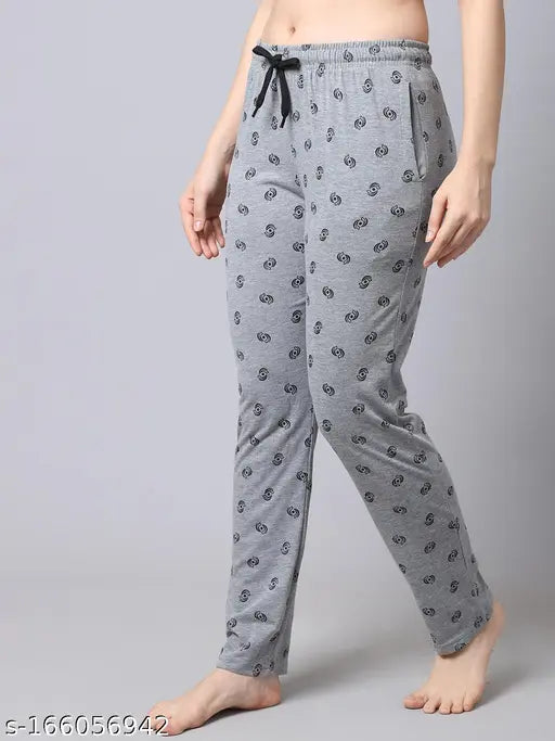 Dark blue poly cotton lounge pants