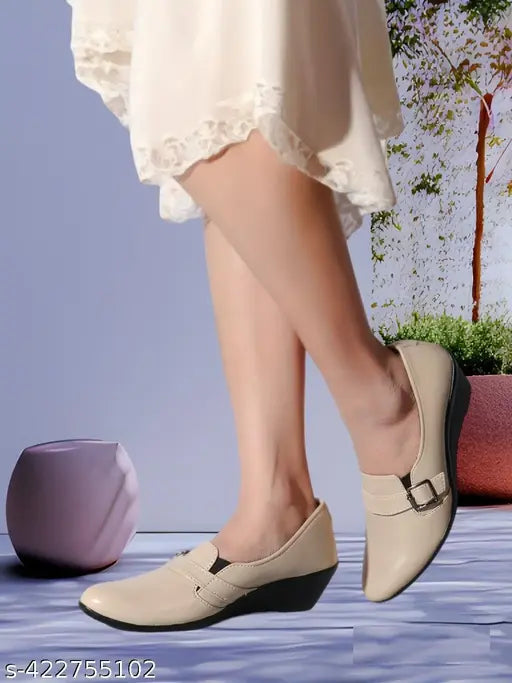 Synthetic bellie sandals by YoloYells, ultra comfortable daily wear wedges for women. Ideal for parties, work, or casual outings. Lightweight and durable design for all seasons