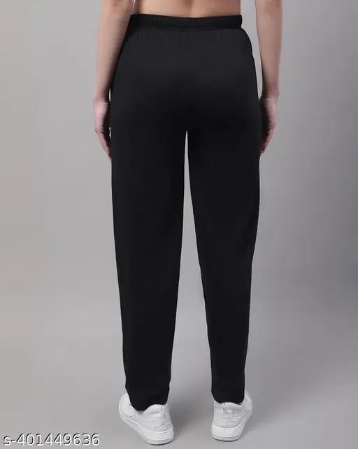 Premium cotton women's pyjama bottoms, black