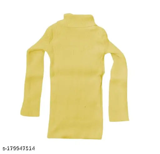 Multicolor striped turtle neck wool sweaters pack of 4, suitable for boys and girls, warm and comfortable winter wear