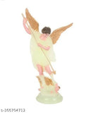 Multicolor KSB Western Angel Character Figurine, plastic God Idol with glowing effect for home altar, size 13 cm x 8 cm x 4 cm, made in India