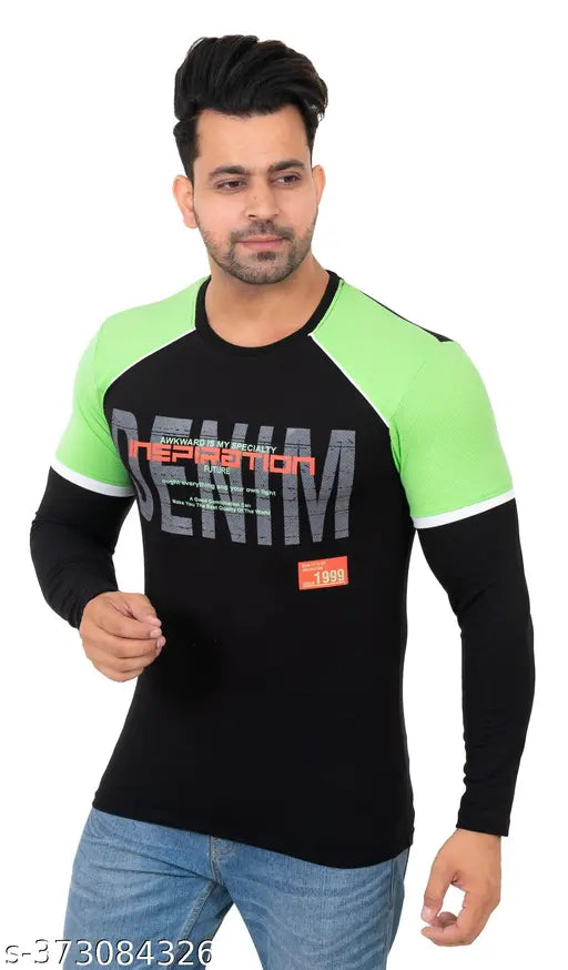 Cotton blend, printed full sleeve summer casual wear for men's fashion