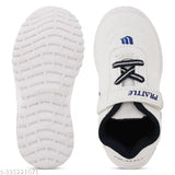 A pair of lightweight, blue velcro-closed kids' led shoes, designed for outdoor sports and suitable for little tiny kids