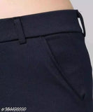 Navy blue stretch pants, size medium