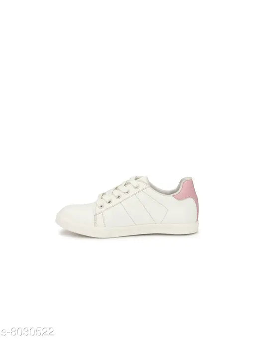 Genuine leather casual shoes, white, breathable antiskid sole, for kids