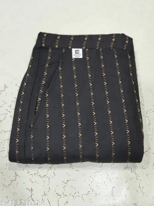 Trending textured net cotton pants combo pack of 2, women's fashion, Indian-made