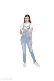 Classic retro denim sleeveless dungaree jumpsuit, dyed/washed, one N unit (S: Bust 32in, Length 40in, Waist 28in), Made in India