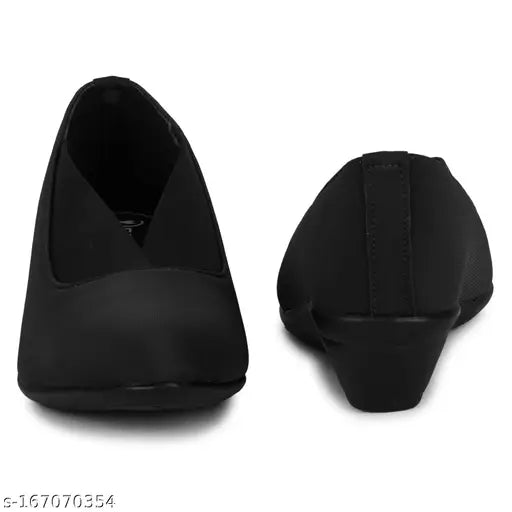 Synthetic mesh BB43Black Bellies - stylish ballet flats for women's casual and evening wear, slip-on design in various cool colors, made in India