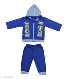 Cotton blend solid sweatshirt for cute trendy boys, 5 pack of long sleeve outfits for 0-1 years