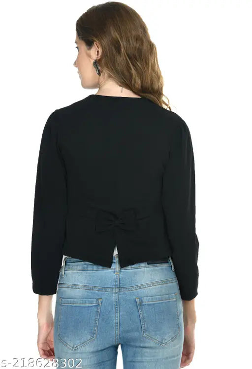 Soft cotton blend casual jacket, long sleeves, solid pattern, extra-stretchable for all seasons, India origin