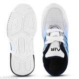 White and black HILTON 4 OCEAN sneaker with logo on tongue and side of shoe