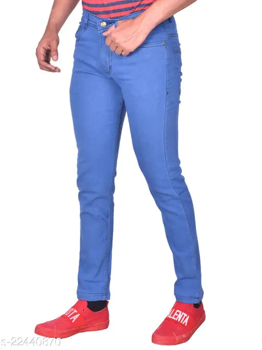 Denim jeans RASSO JEANS Solid, sizes 28-42 (India)