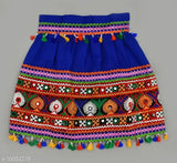 Cotton PK HUB Navratri Ghagar Choli, Leghenga and Chania Choli Dress - Mirror work stitched net, suitable for 6-24 months