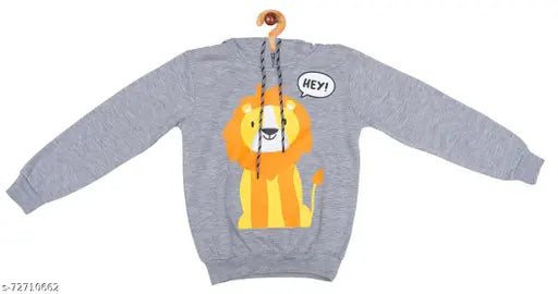 Zilvee Winter Wear Casual Polycotton Hood Sweatshirts For kids