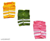 Multicolor woolen sleeveless kids' sweater combo pack (India) - premium winterwear for toddlers