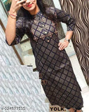 Rayon printed combo kurti by Anjali Sales, three-quarter sleeve length for M-7XL sizes, India origin