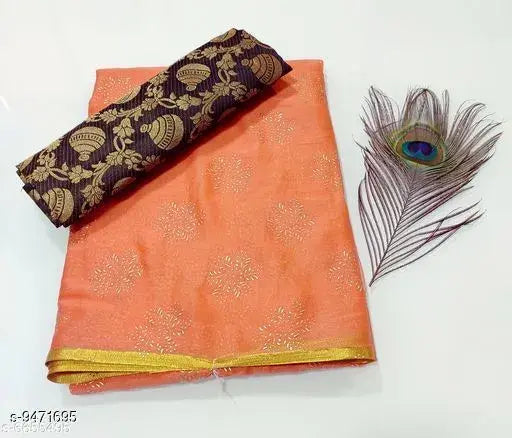 Chiffon saree, free size Indian fashion, jacquard net blouse