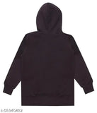 Girls Grey Cotton Sweatshirts & Hoodies Pack Of 1