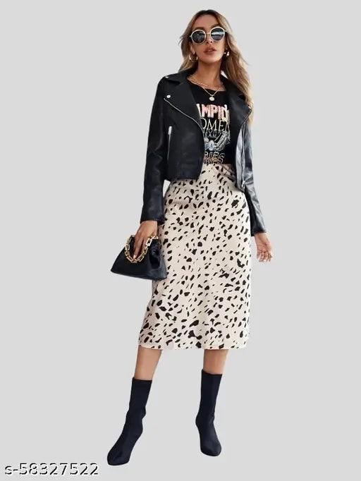 Black faux leather women's jacket (XS-XL), premium quality and stylish, double needle stitch design