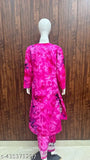Hard Dry Rayon Pink Embroidered Net Kurta Set with Palazzos - Indian fashion for women's wardrobe, ideal for casual or formal occasions