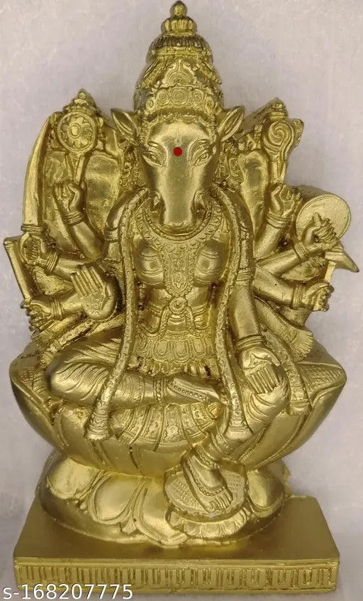Indian poly resin statue: 17cm tall Varahi Idol Goddess Varahi Maa/Varahi Amman