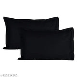 Cotton elastic striped bedsheets, 2 pillow covers, double bed, 180 TC supersoft for 78x72+10 mattress on display